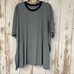 Basic Editions, Basic Blue/Grey T-Shirt. Mens Size 4XL. In good used condition!